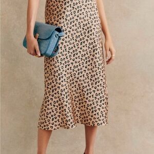 Sezane Sandy Skirt in Leopard